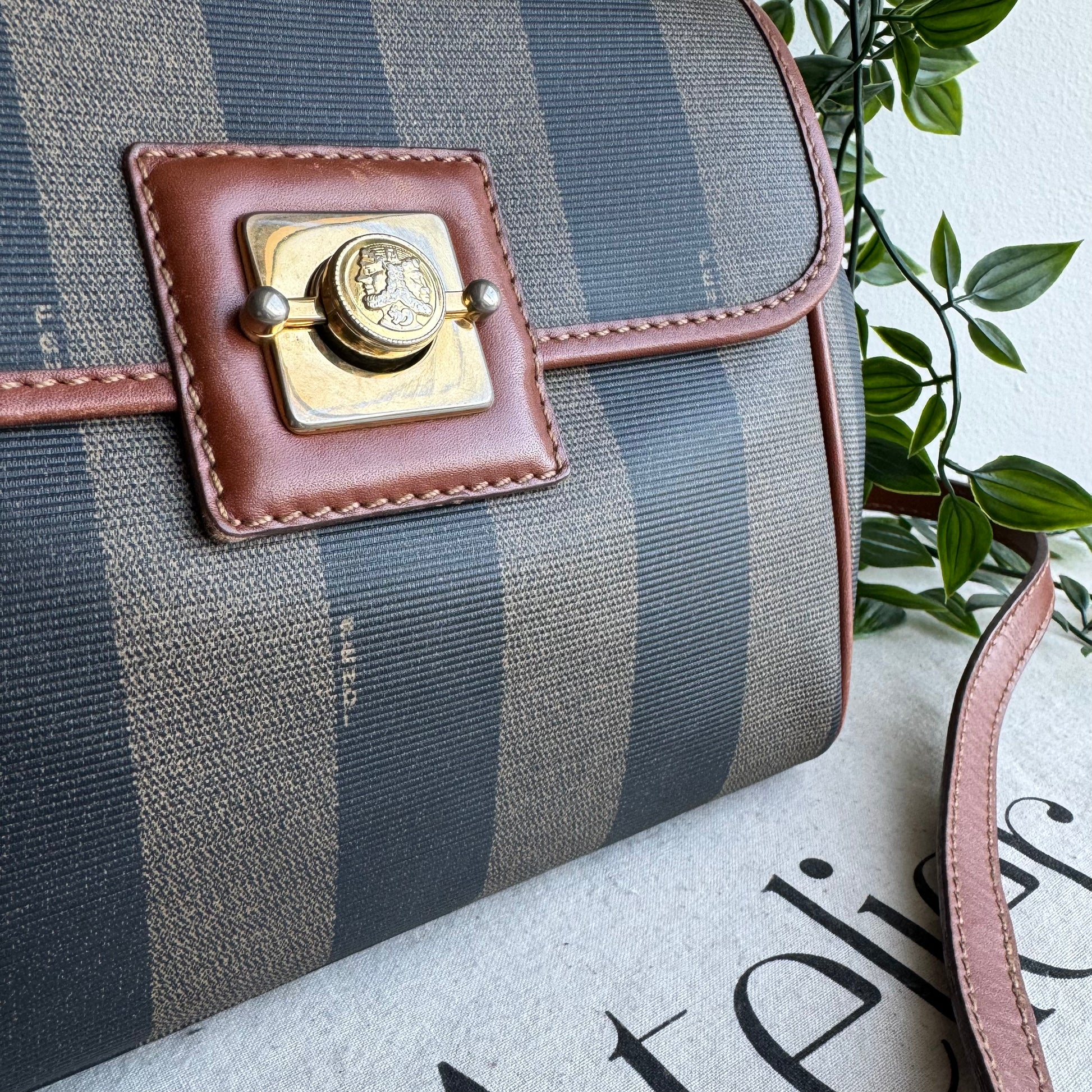 Fendi pequin hot sale crossbody bag