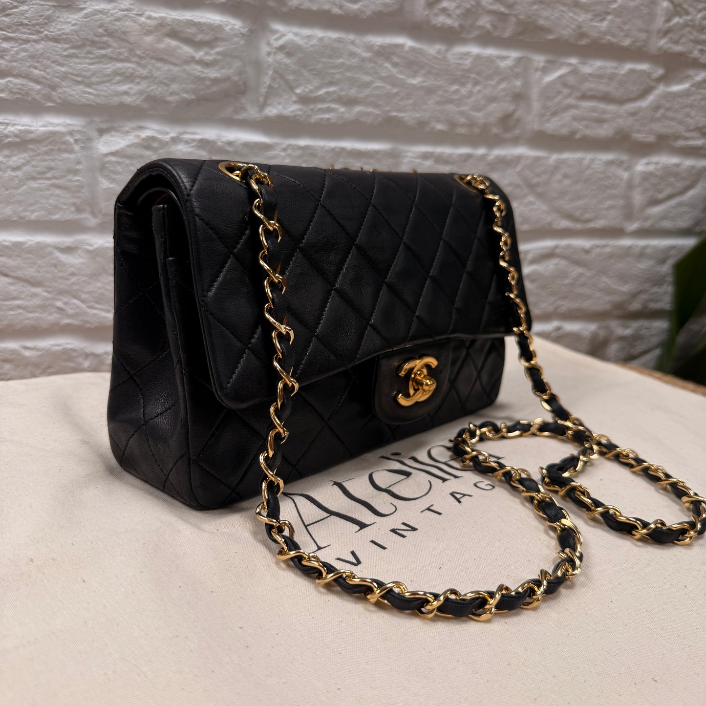 Chanel 1989 Black Classic Double Flap Small