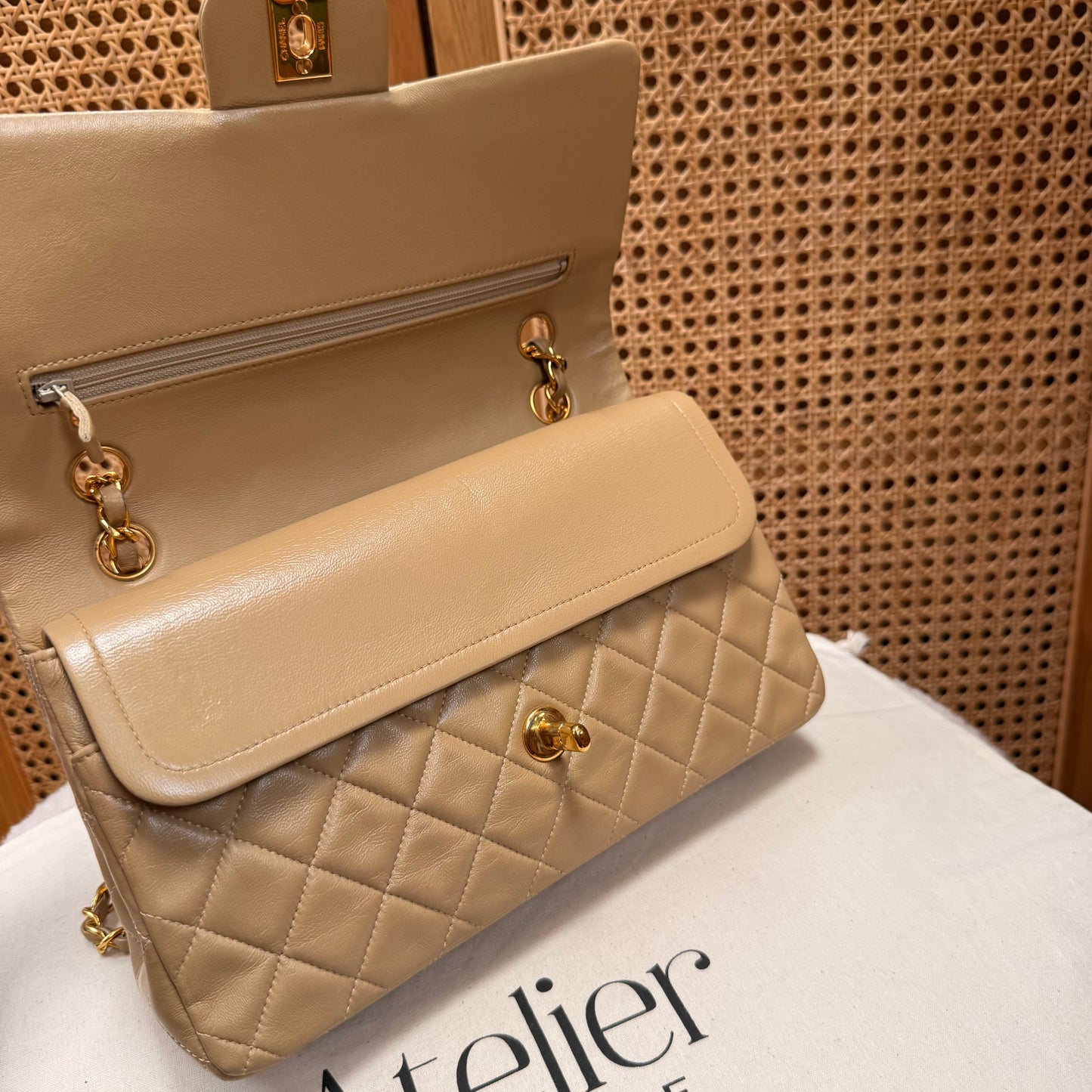 Chanel Rare 1989 Classic Double Flap Medium in Caramel
