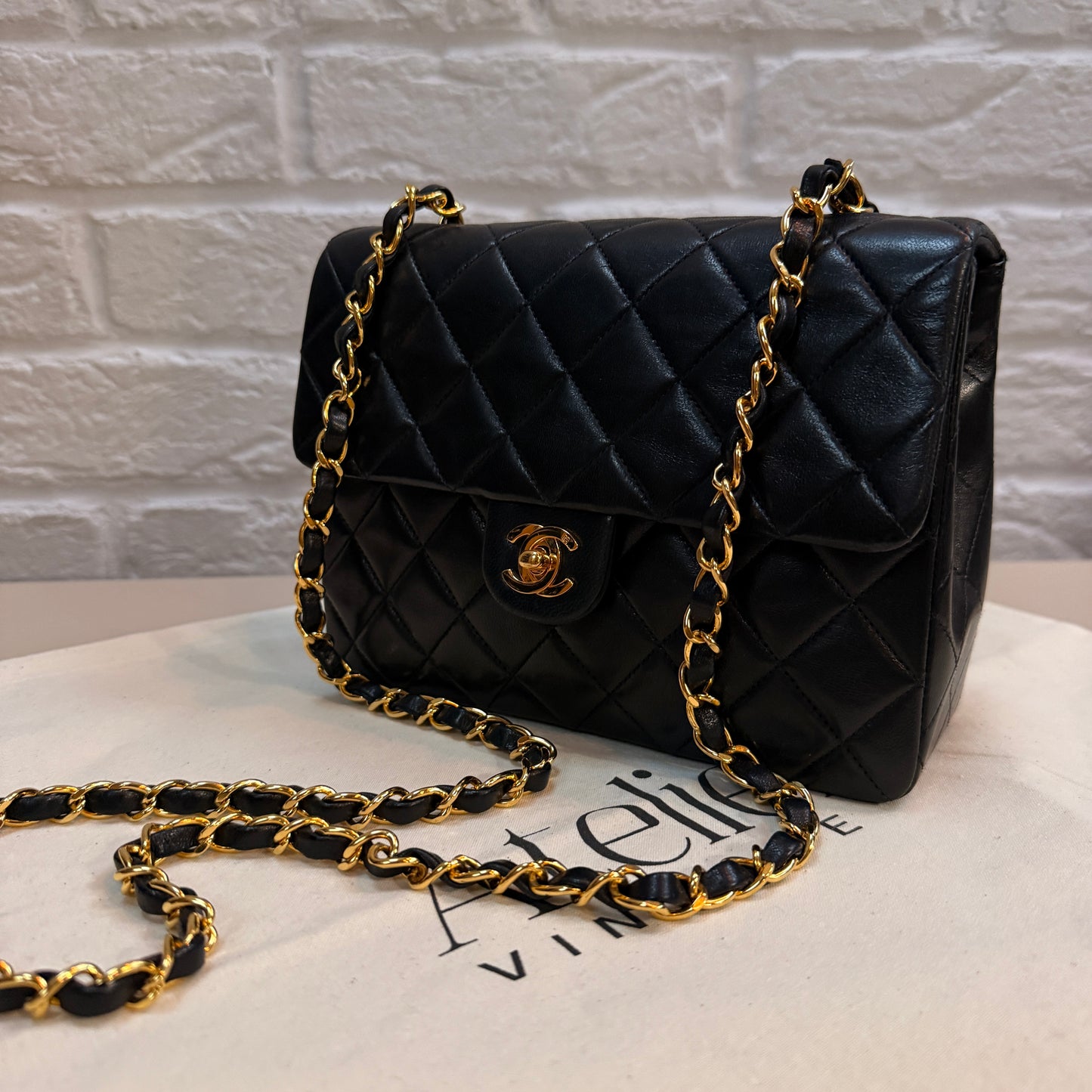 Chanel 1991 Classic Square Single Flap Medium