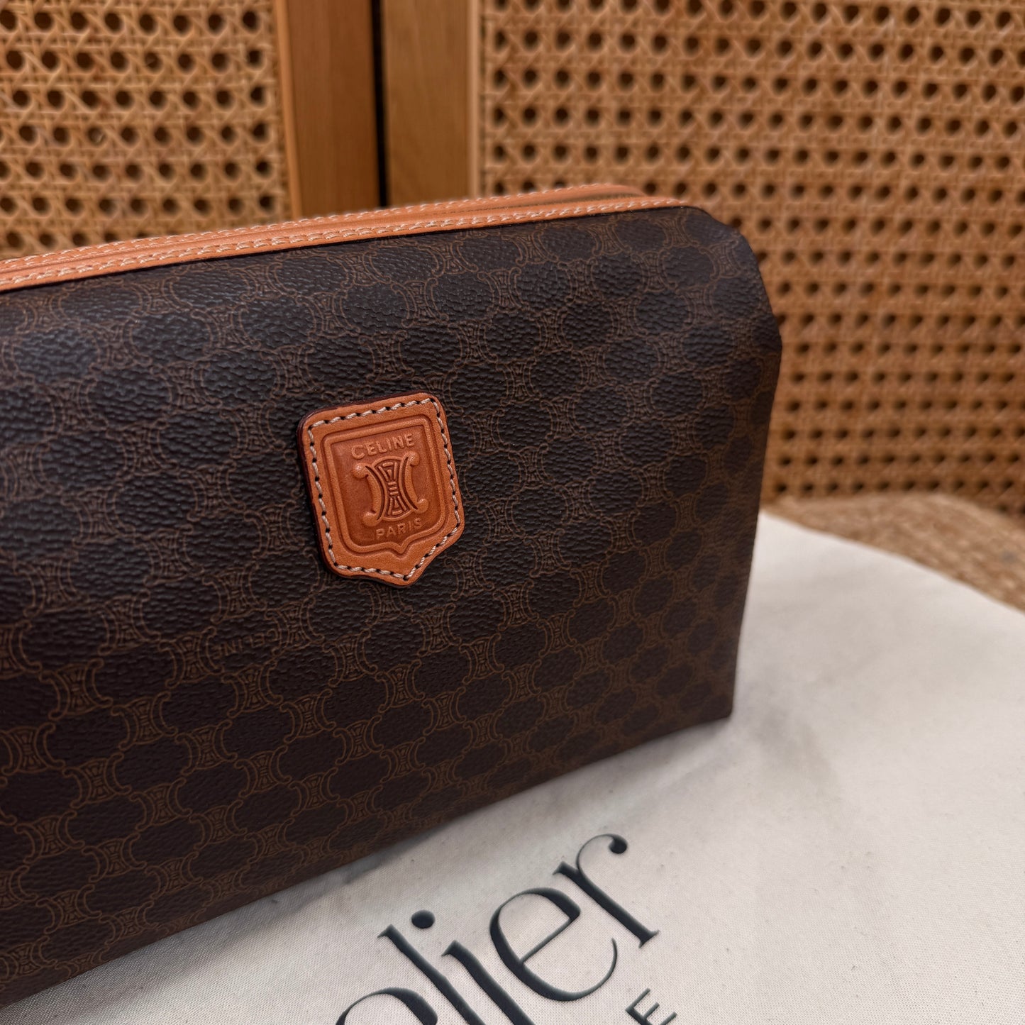 Celine Macadam Print Clutch/Pouch