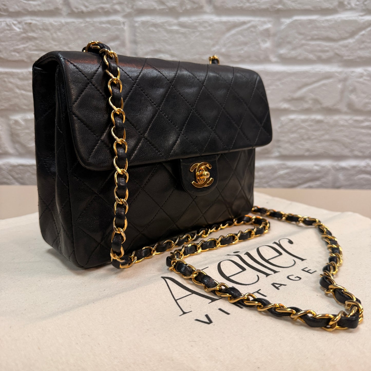 Chanel 1991 Classic Square Single Flap Medium