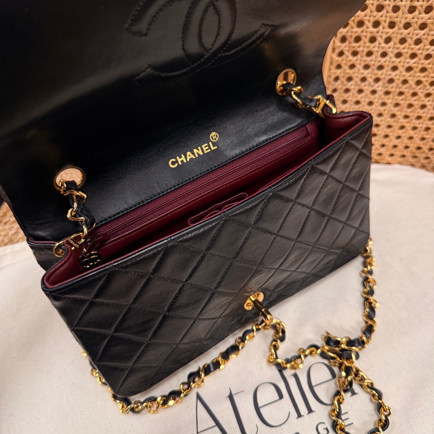 Chanel 1989 Classic Medium Rectangle Full Flap