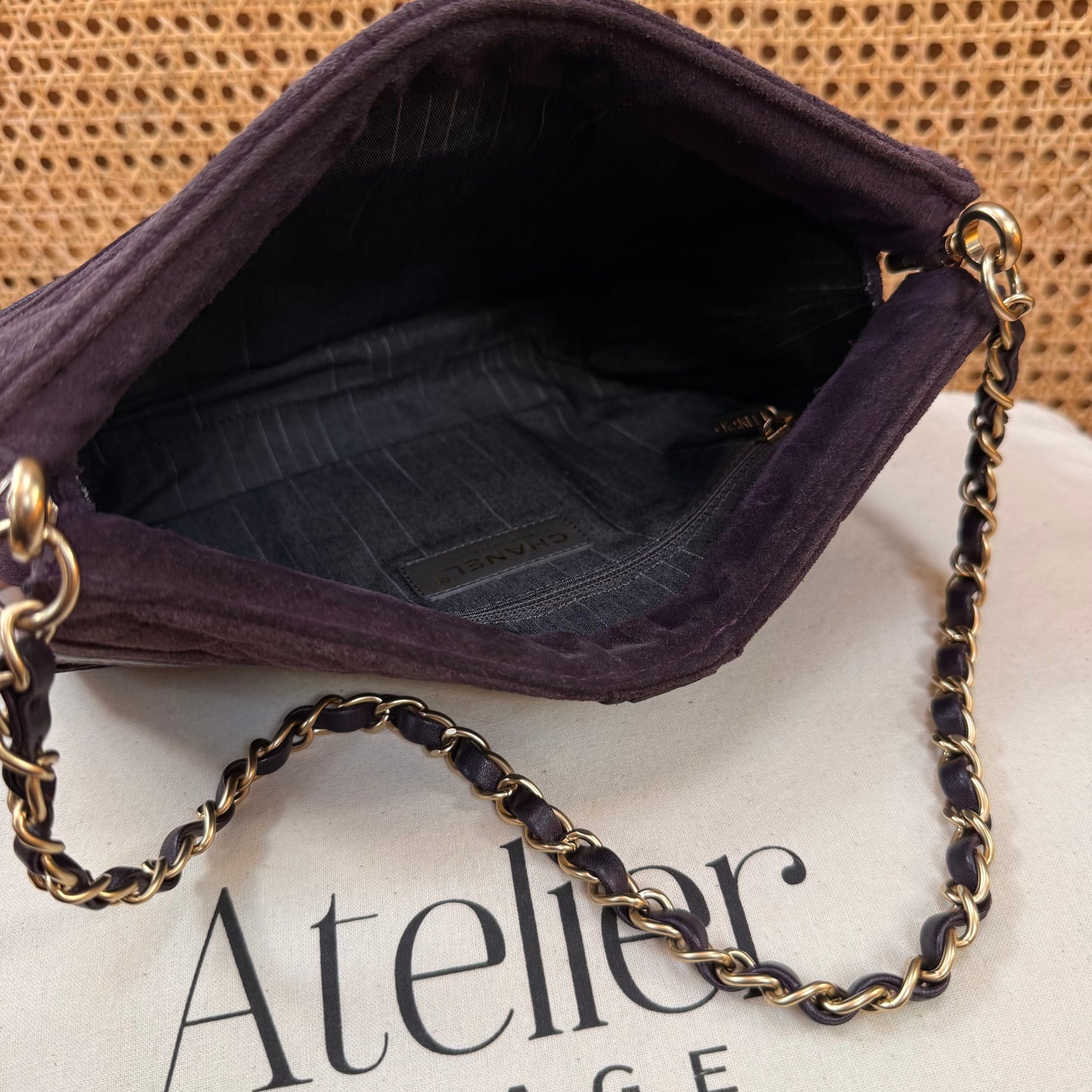 Chanel 2008 Bordeaux Limited Edition London & Paris Shoulder bag