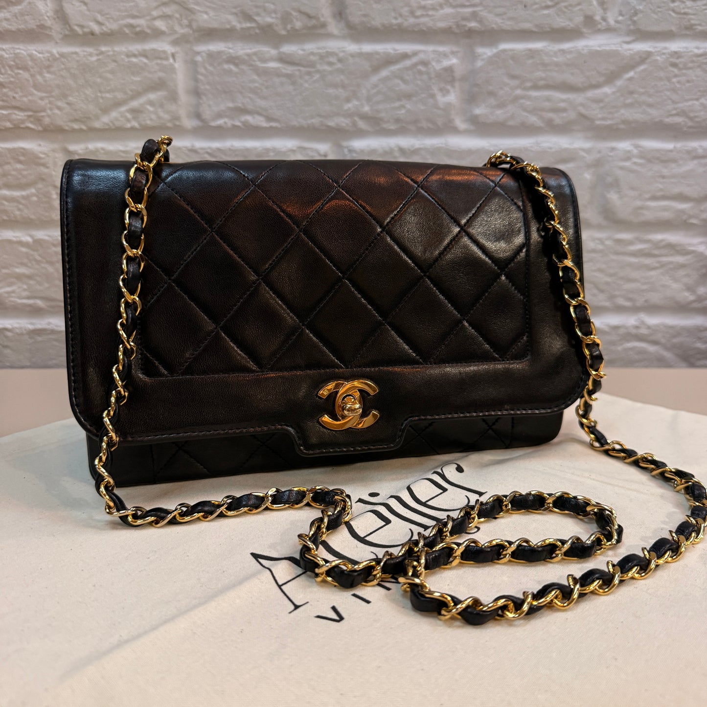 Chanel 1989 Classic Medium Rectangle square Flap