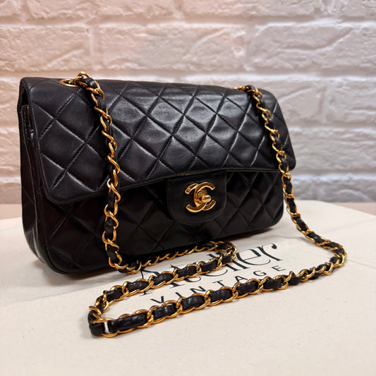 Chanel 1994 Black Classic Double Flap Small