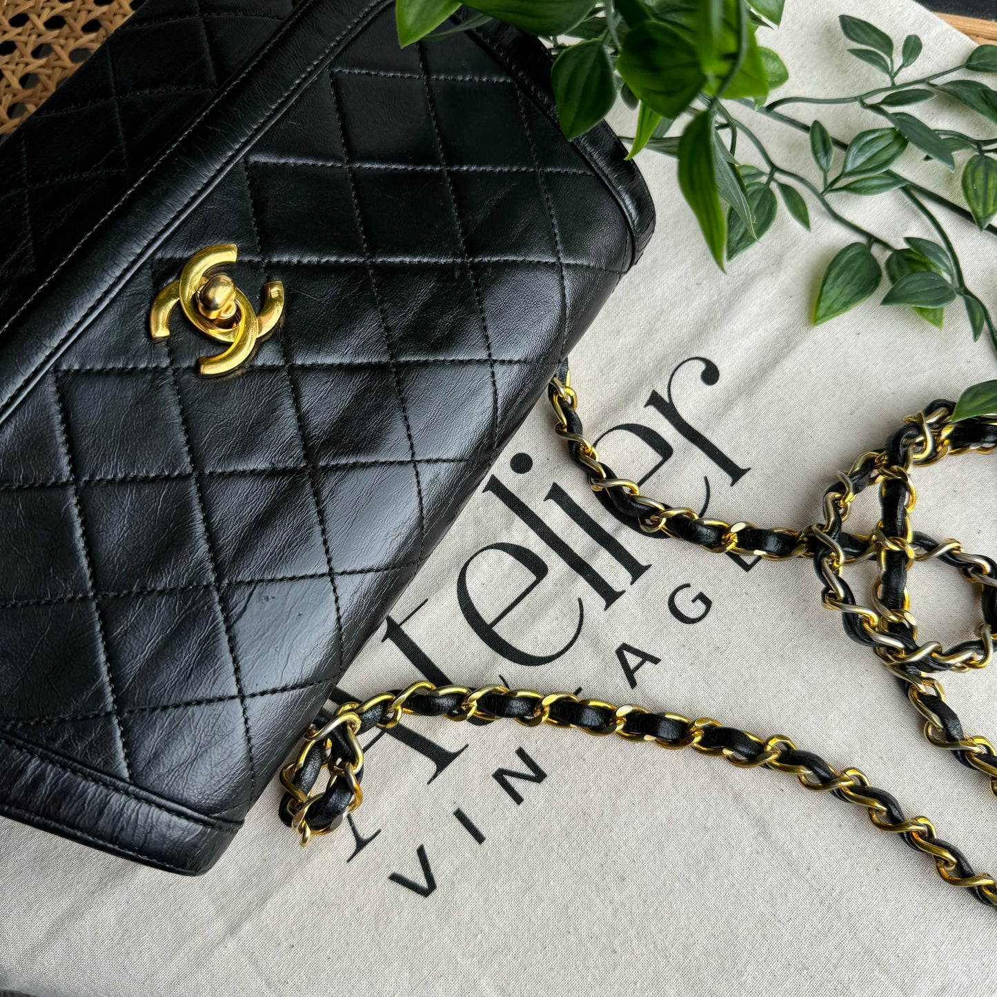 Chanel 1989 CC Turnlock Single Flap