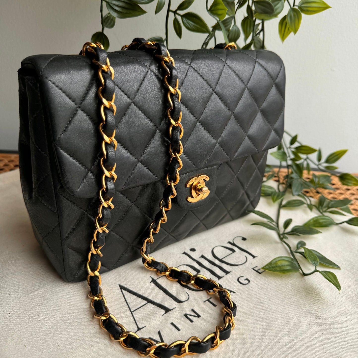 Chanel 1991 Classic Square Single Flap Medium