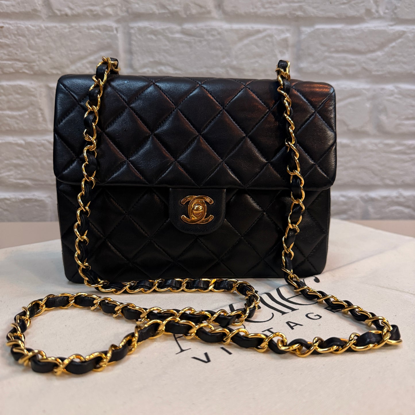 Chanel 1991 Classic Square Single Flap Medium