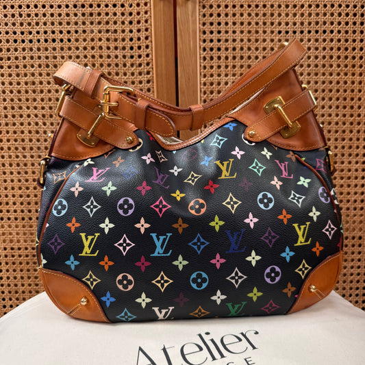 Louis Vuitton 2003 Original Murakami Black Greta