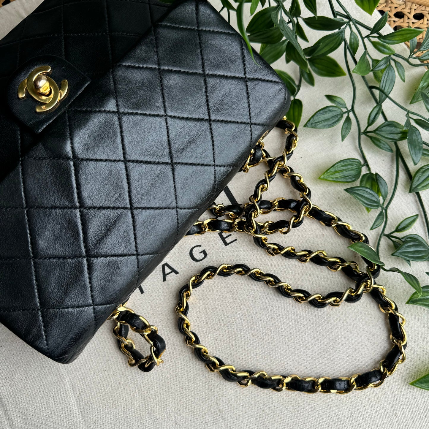 Chanel 1991 Classic Square Single Flap Medium