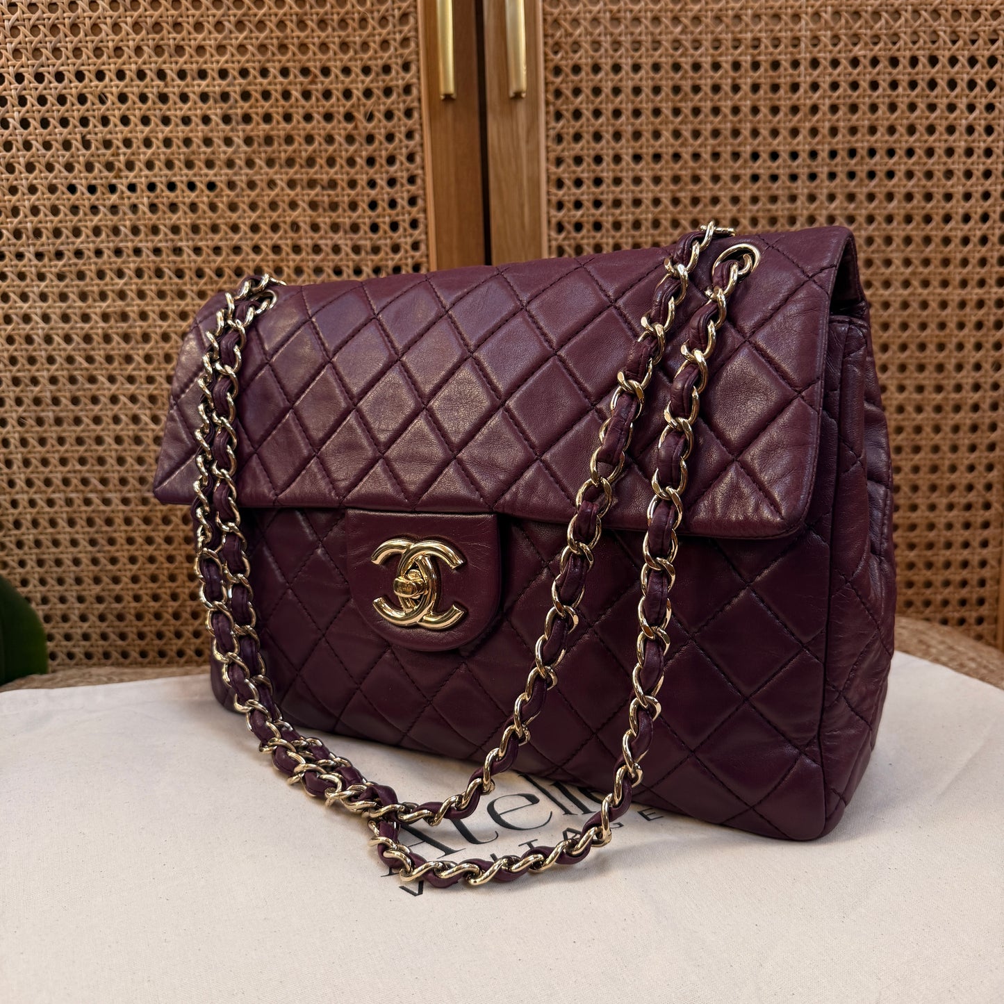 Chanel 2008 Maxi XL Raisin
