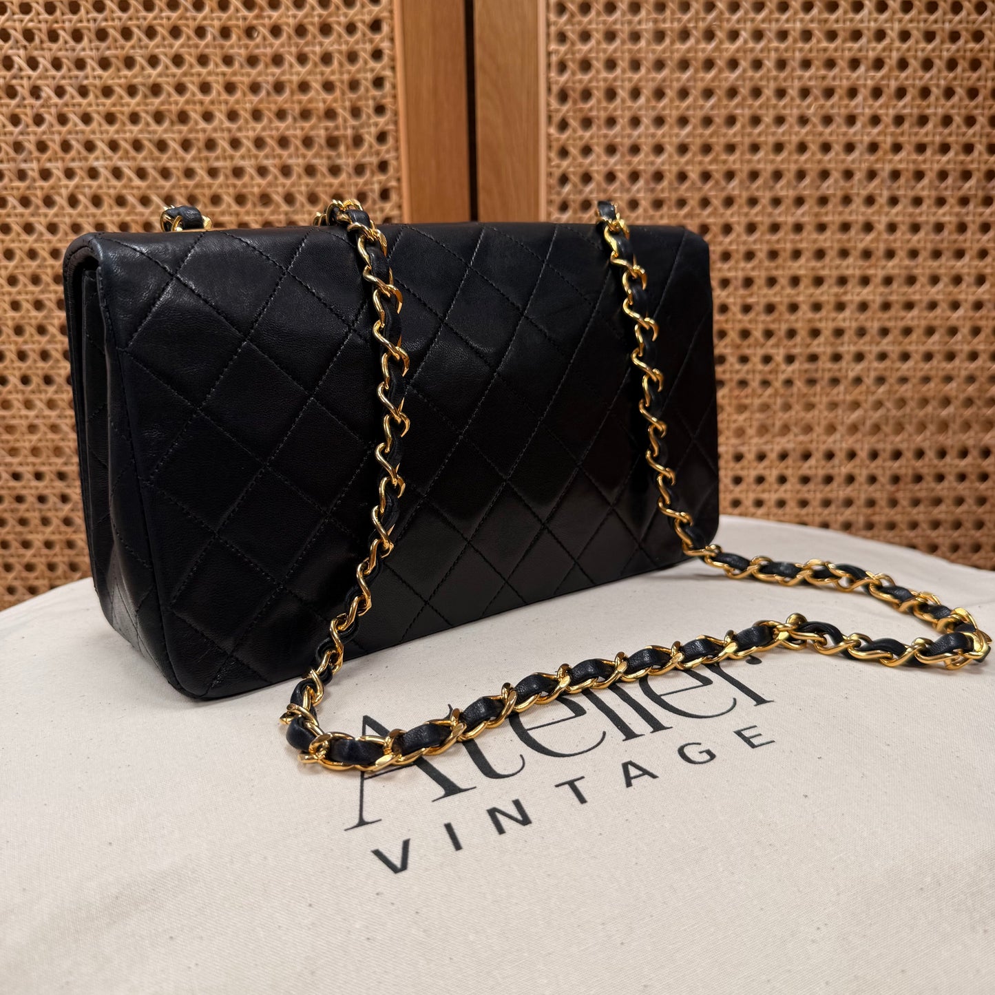 Chanel 1989 Classic Medium Rectangle Full Flap