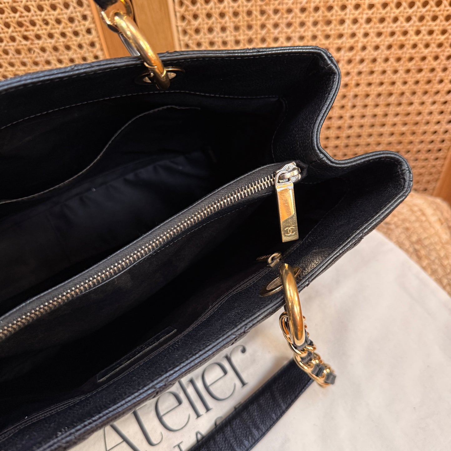 Chanel 2013 Classic Black Caviar GST