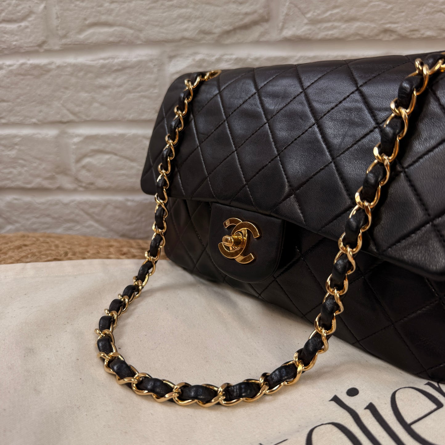Chanel 1994 Black Classic Double Flap Small