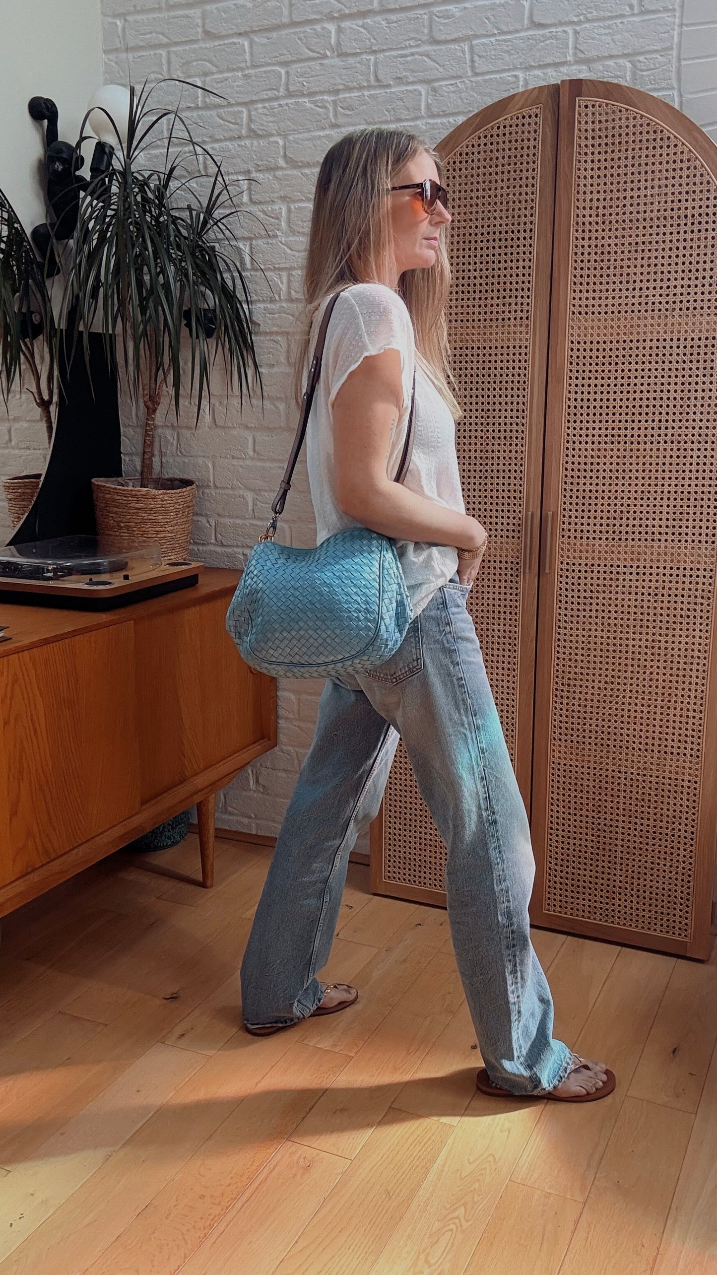 Bottega Veneta 1980s Intrecciato Leather Tote