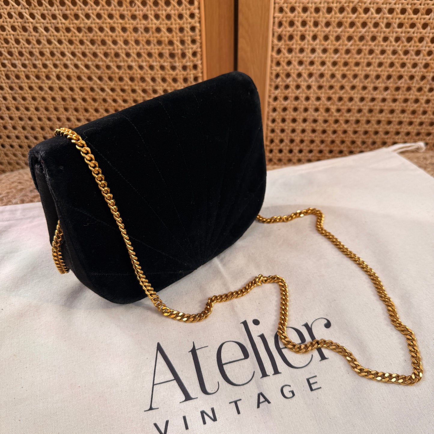Chanel Early 1980s ULTRA RARE Sunburst Lions Head Single Flap