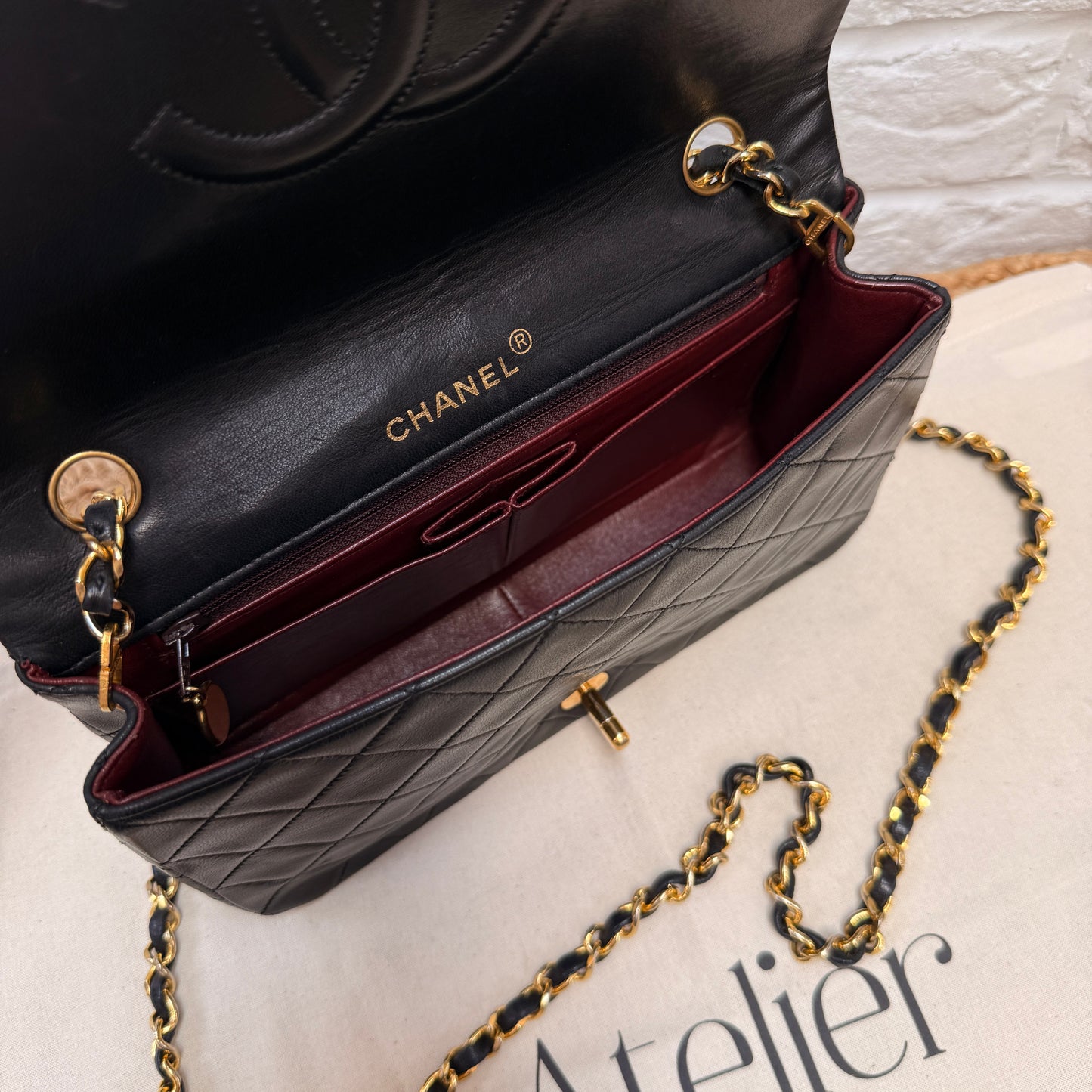 Chanel 1989 Classic Medium Rectangle Full Flap