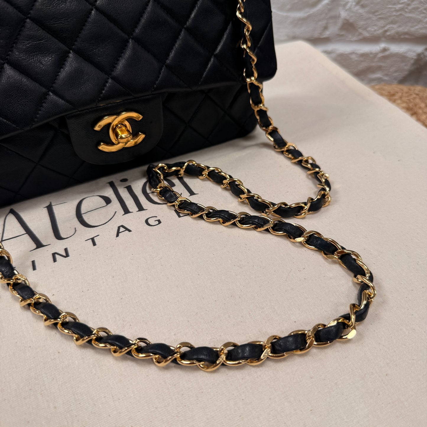 Chanel 1989 Black Classic Double Flap Small