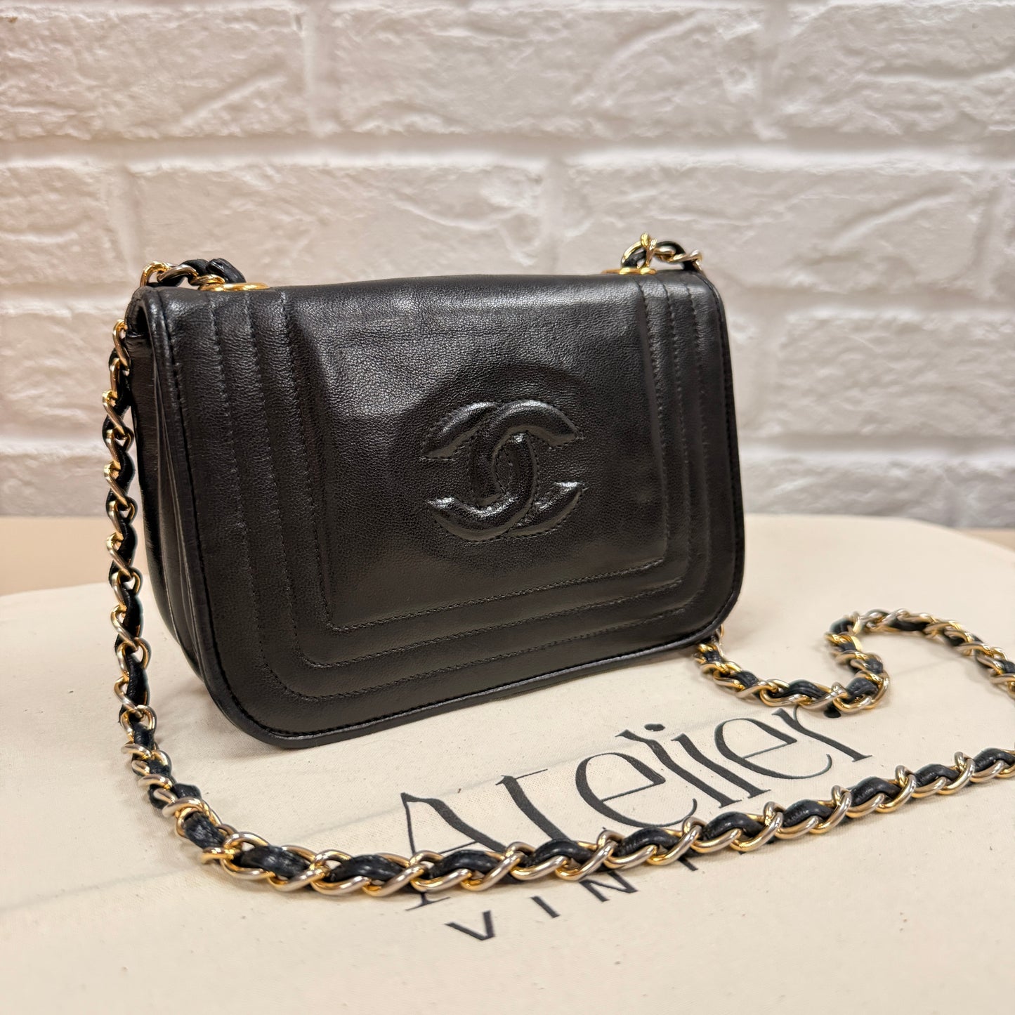 Chanel 1986 CC Quilted Full Flap