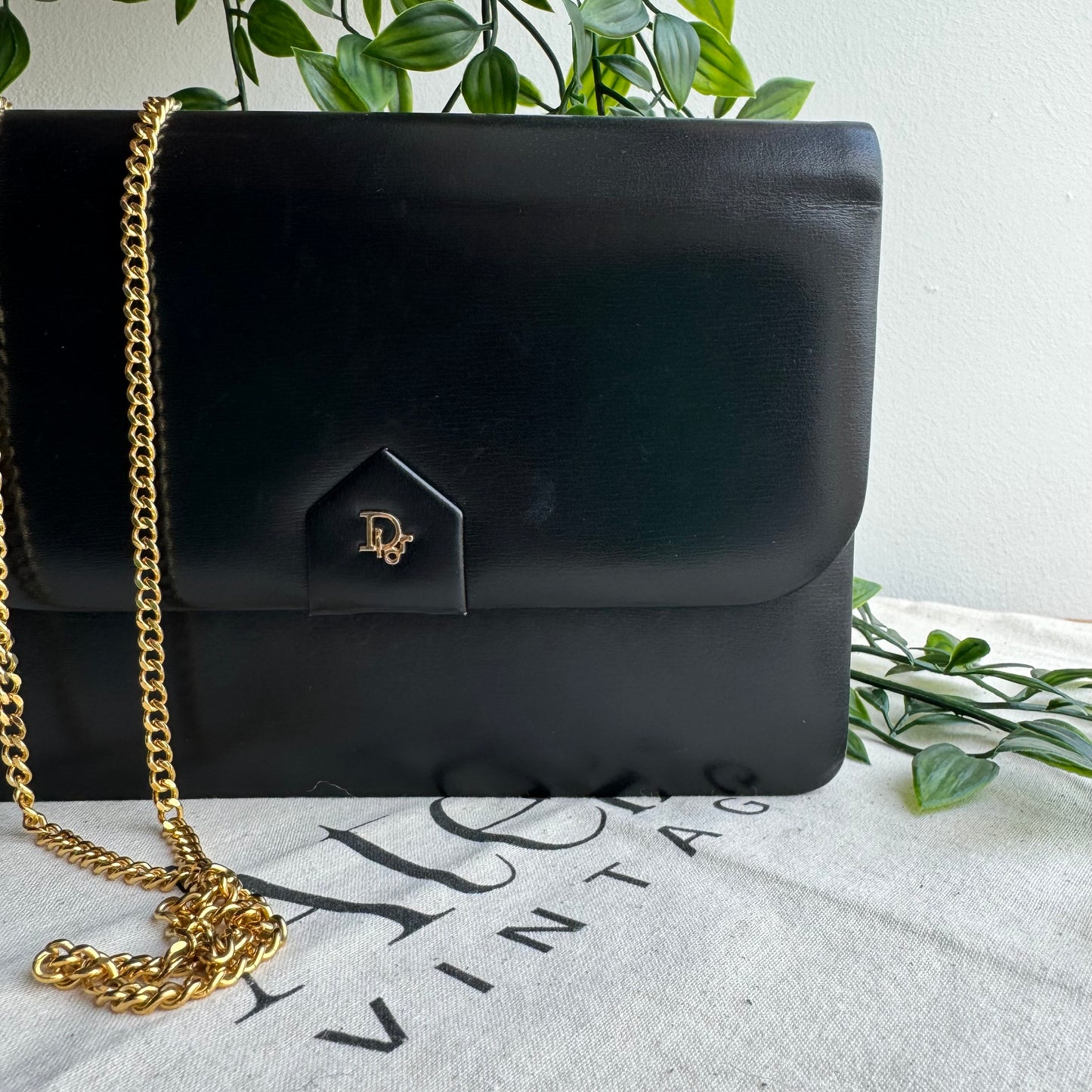 Dior 1980s Vintage Chain Strap Bag