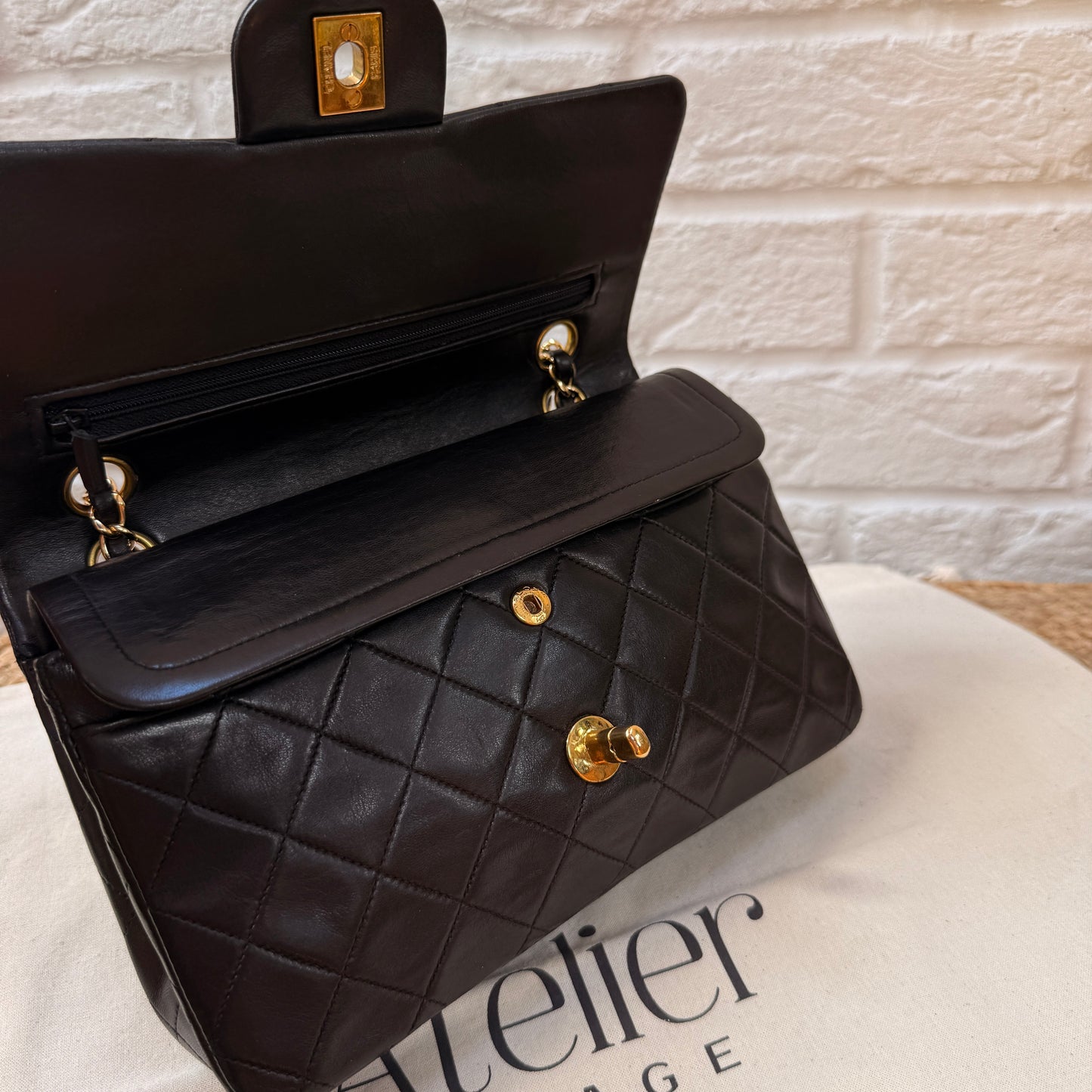 Chanel 1994 Black Classic Double Flap Small