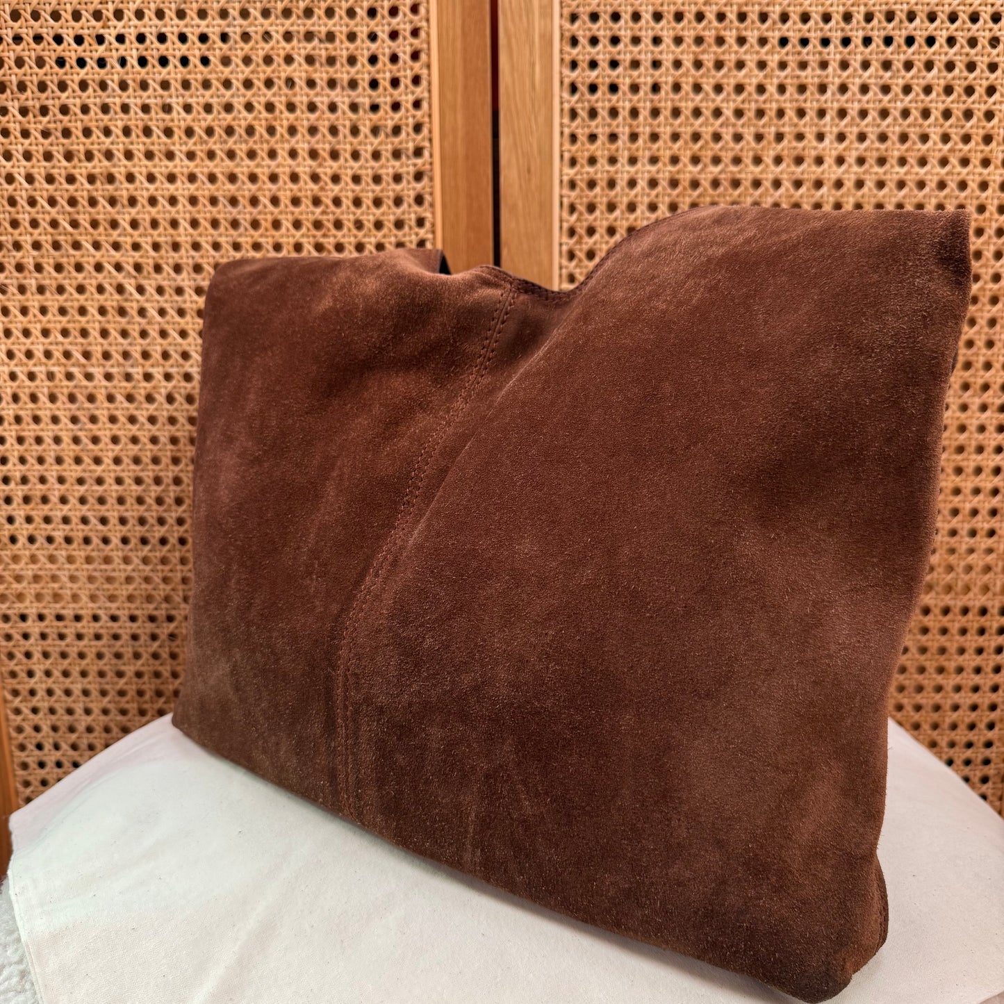 Bottega Veneta 2003 Tan Suede Hobo Tote