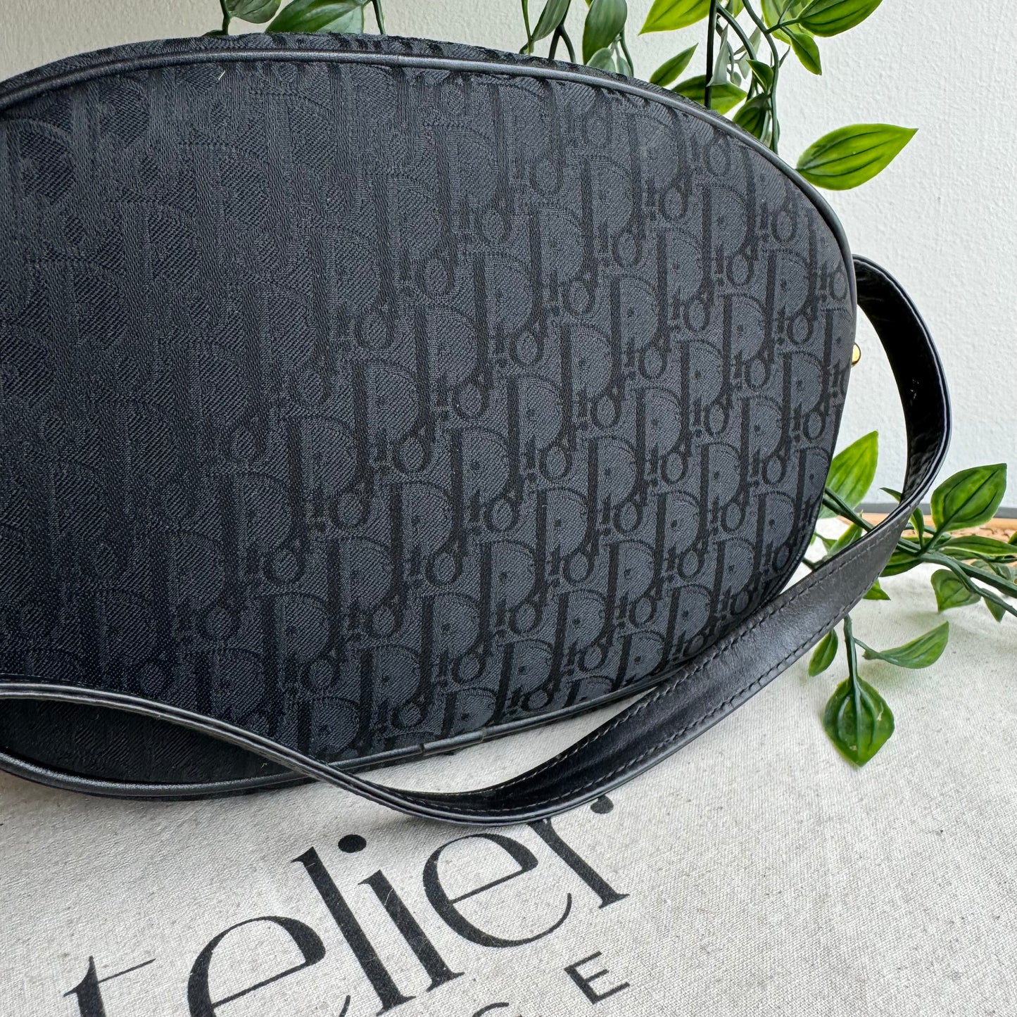 Dior 1980s Trotter Canvas Bag