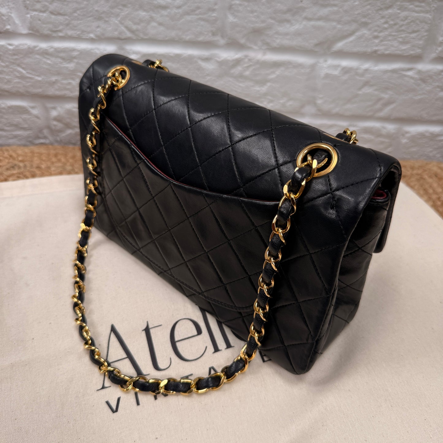 Chanel 1989 Black Classic Double Flap Small