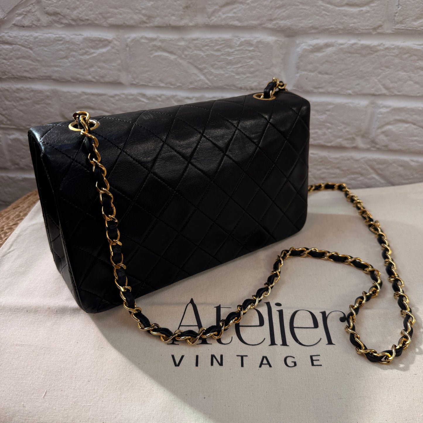 Chanel 1989 Classic Medium Rectangle Full Flap