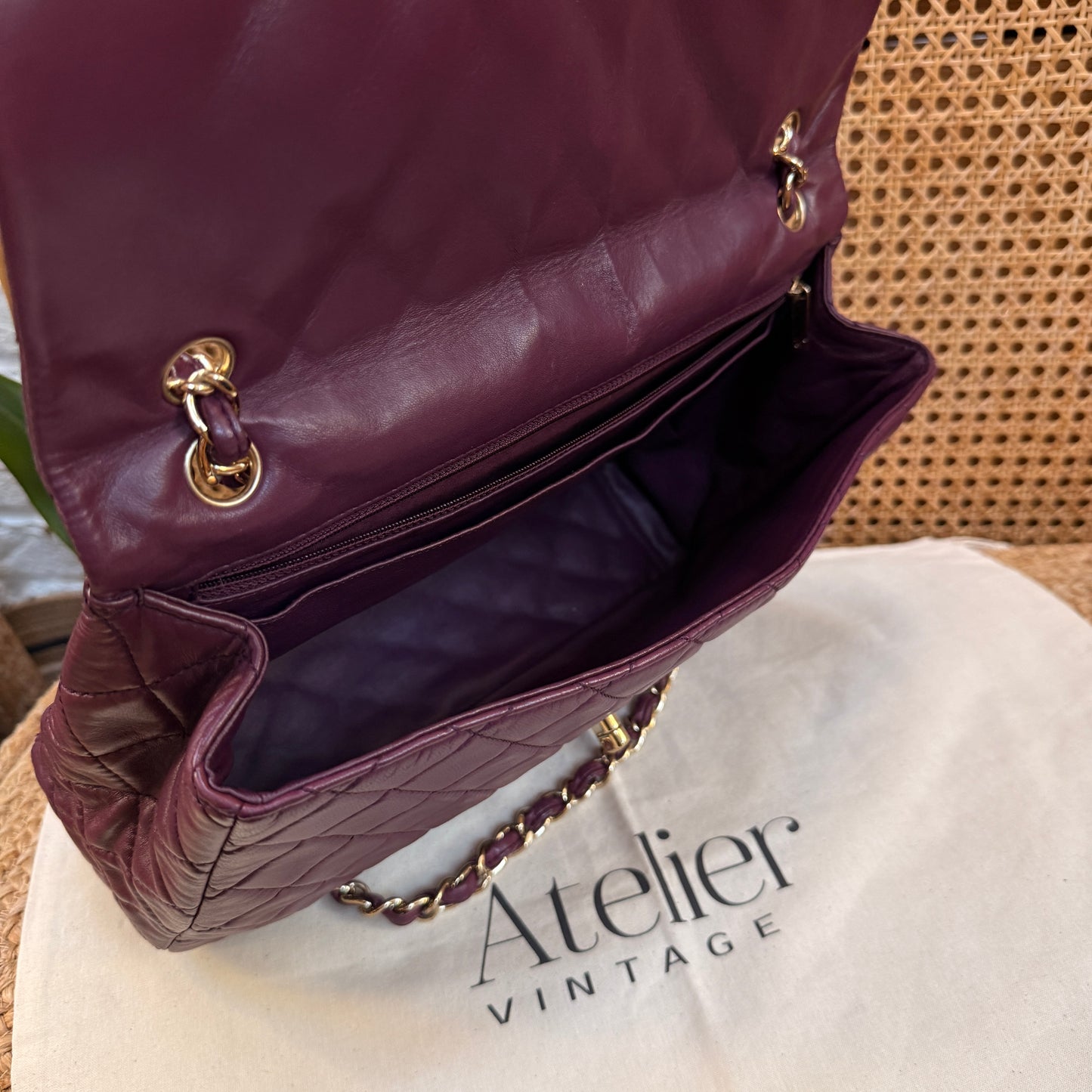 Chanel 2008 Maxi XL Raisin