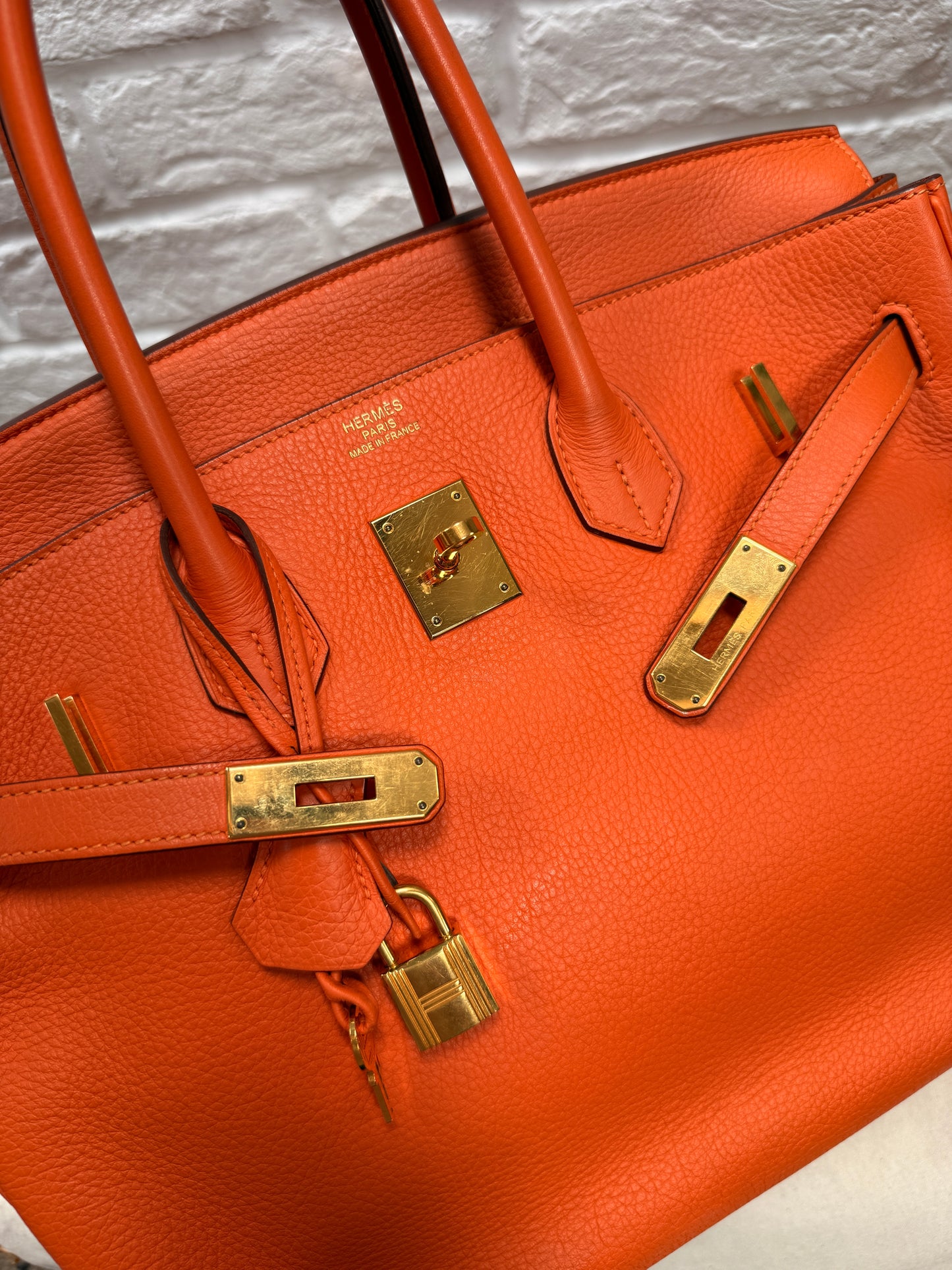 Hermes Birkin 35 Clemence Leather 2011