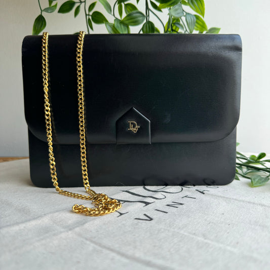 Dior 1980s Vintage Chain Strap Bag