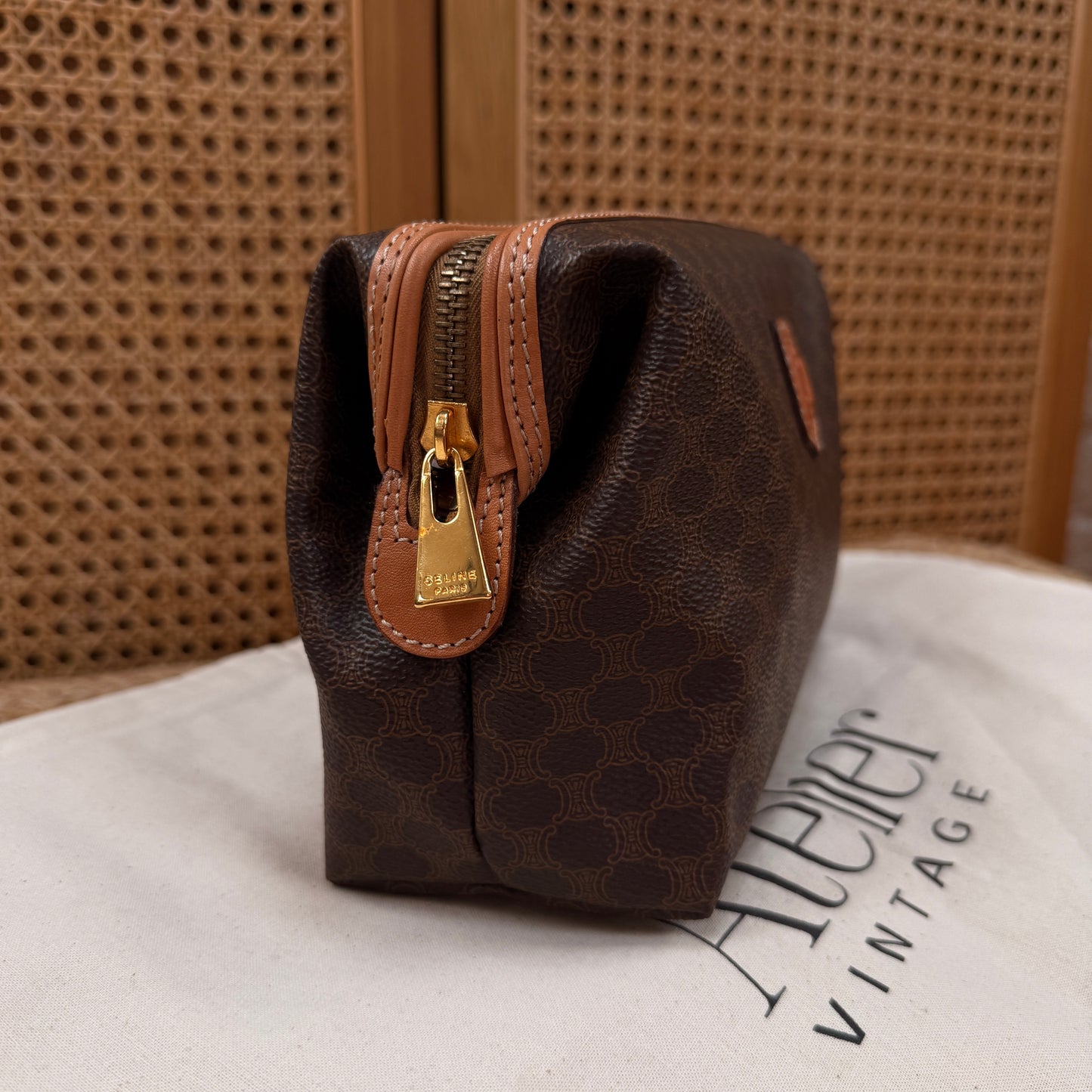 Celine Macadam Print Clutch/Pouch