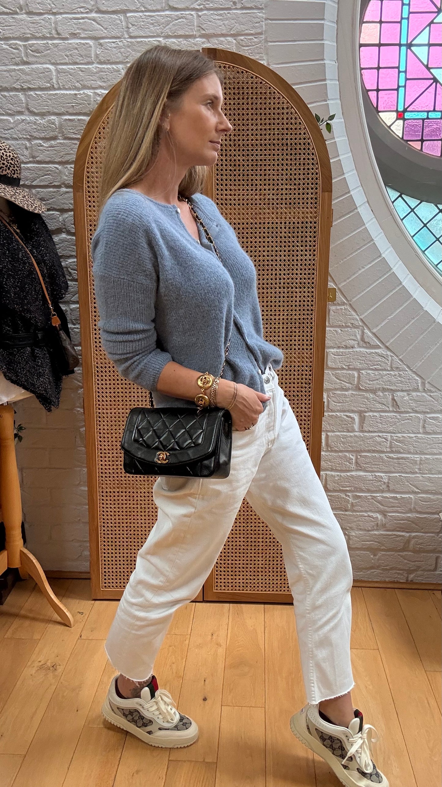 Chanel 1991 Vintage Classic Diana Small