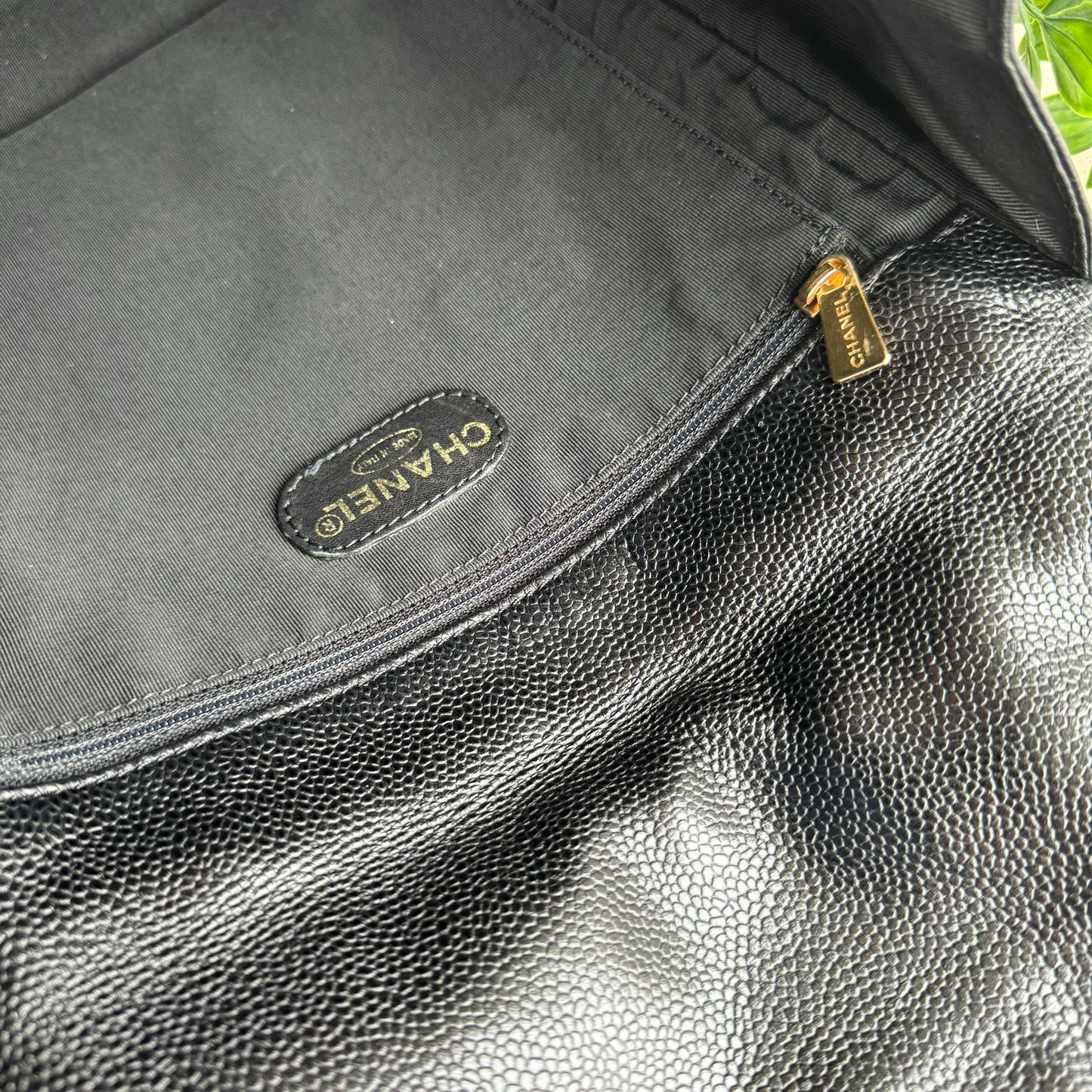 Chanel 2000 CC Quilted Caviar Back Pack