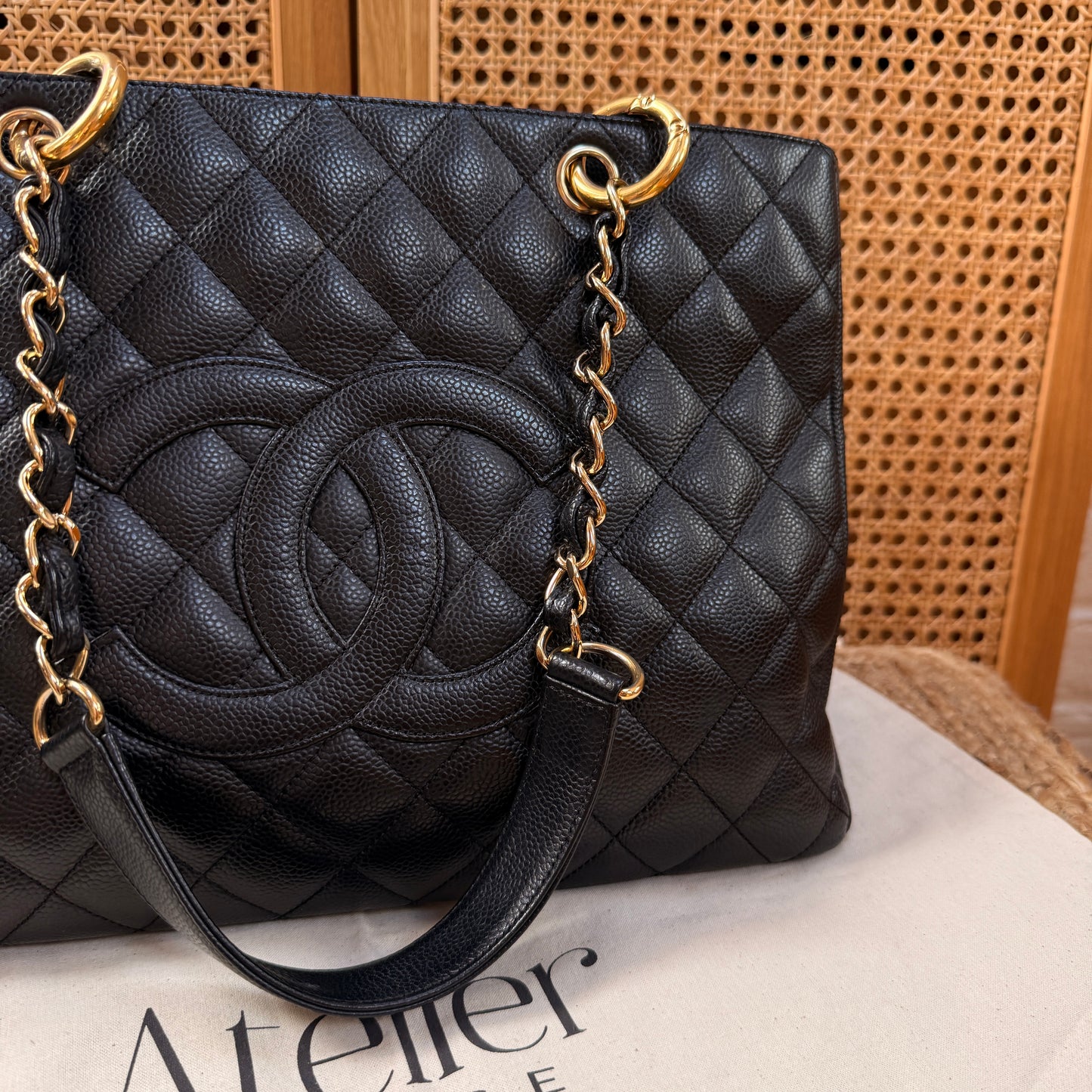 Chanel Classic Black Caviar GST