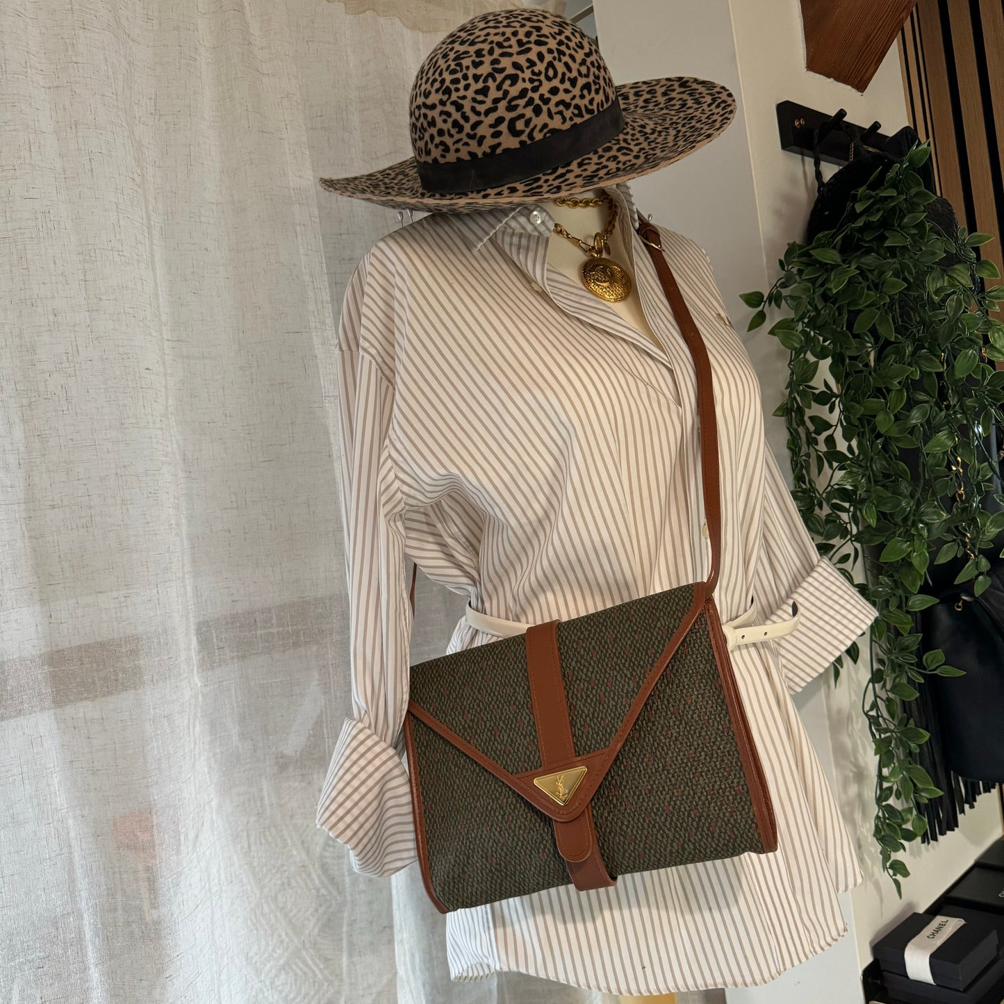 Saint Laurent 1980s Cross Body Two Way Bag