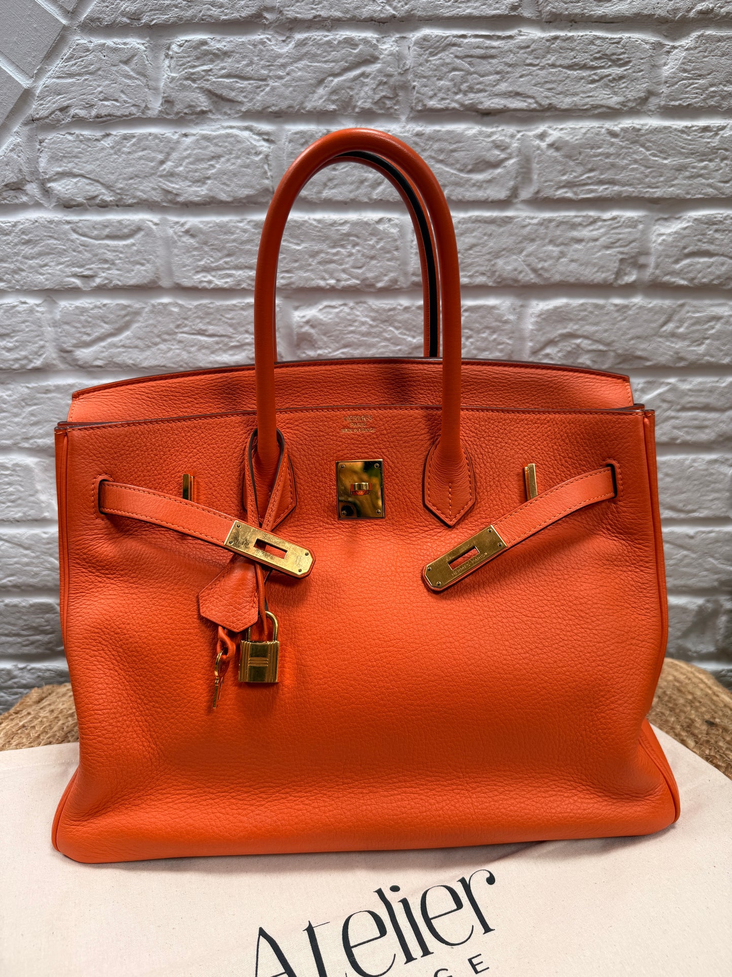 Hermes Birkin 35 Clemence Leather 2011