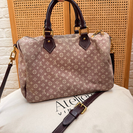 Louis Vuitton Rare 2010 Speedy 30 Bandoulier Idylle