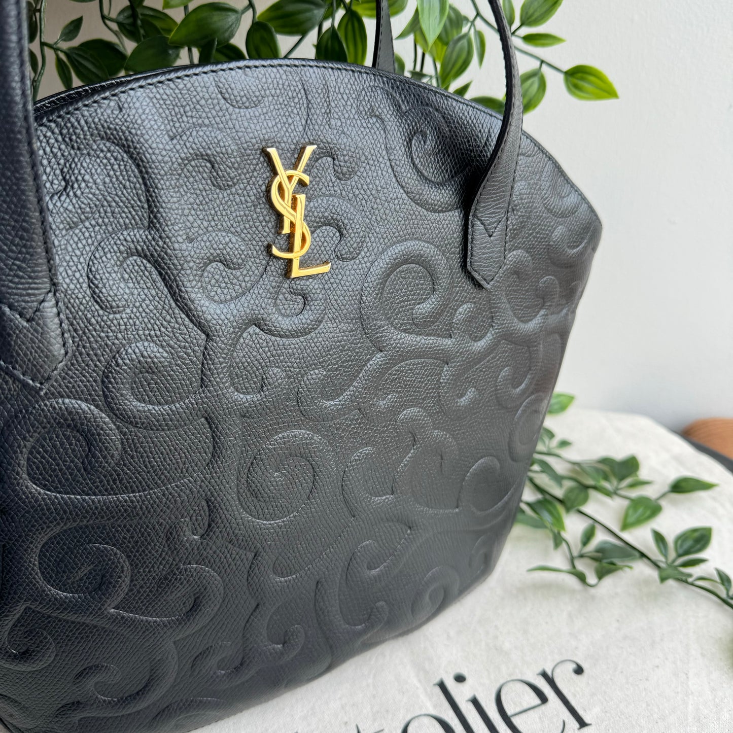 Saint Laurent 1980s Arabesque Tote