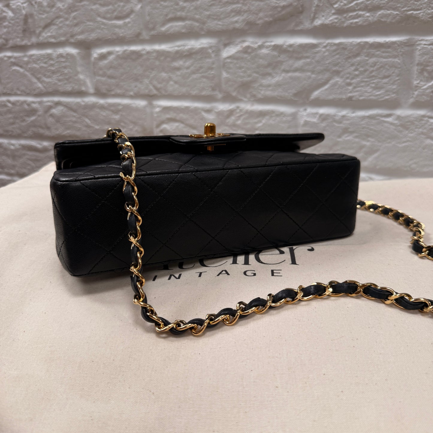 Chanel 1989 Black Classic Double Flap Small