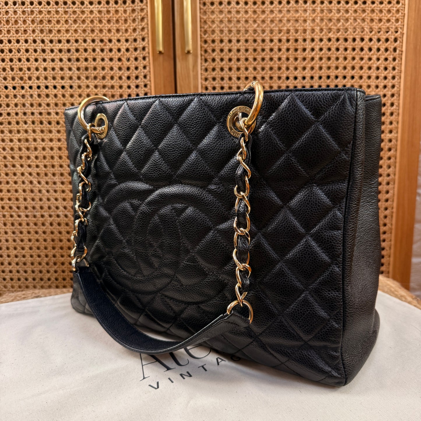 Chanel 2013 Classic Black Caviar GST
