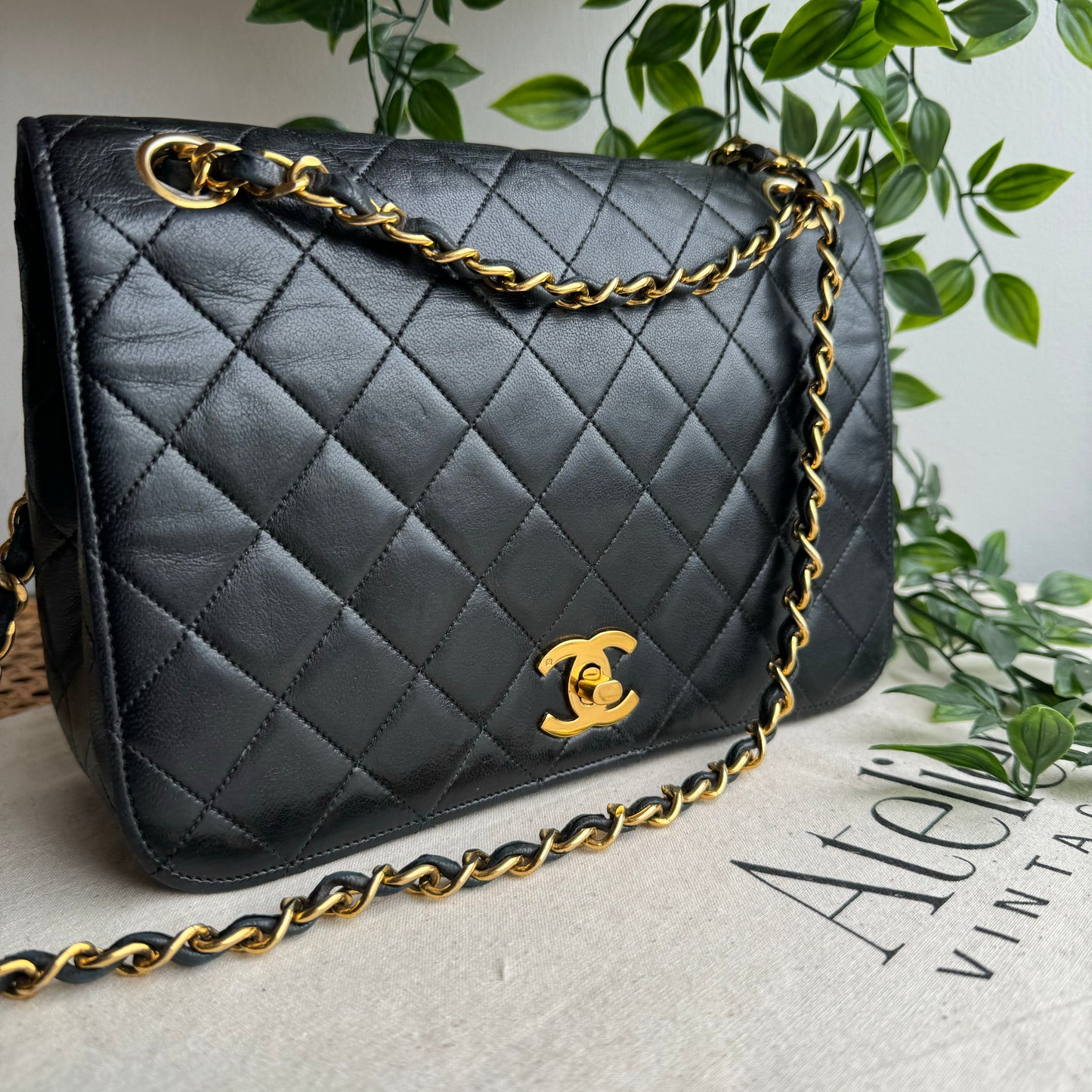 Chanel 1980s Square Full Flap