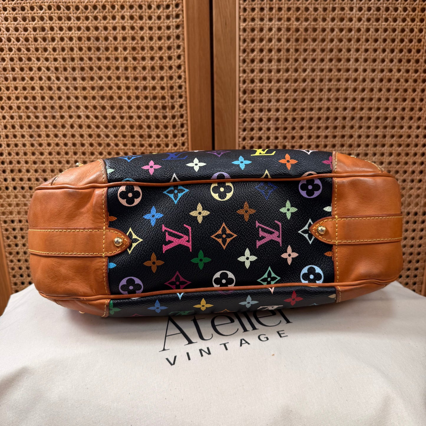 Louis Vuitton 2003 Original Murakami Black Greta