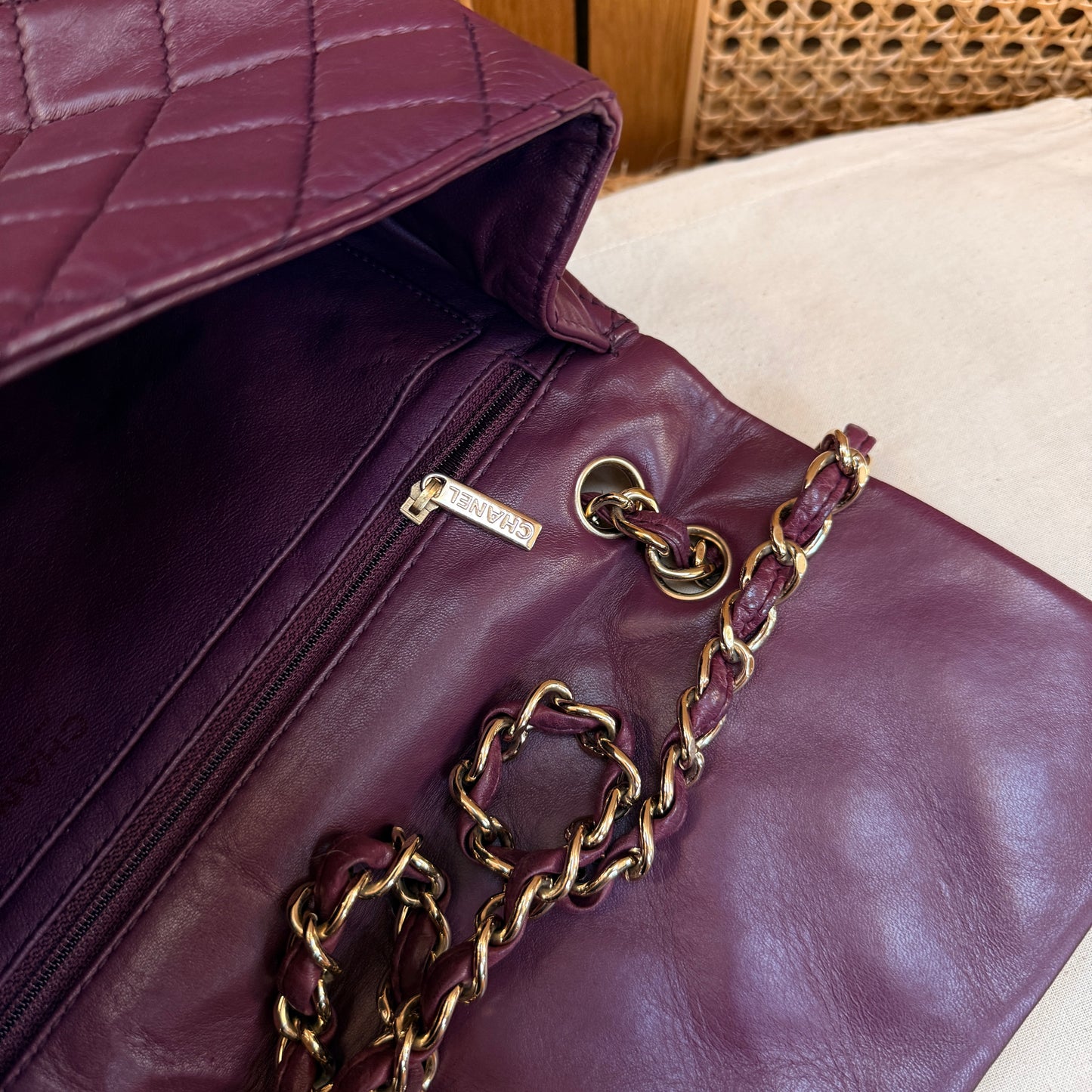 Chanel 2008 Maxi XL Raisin