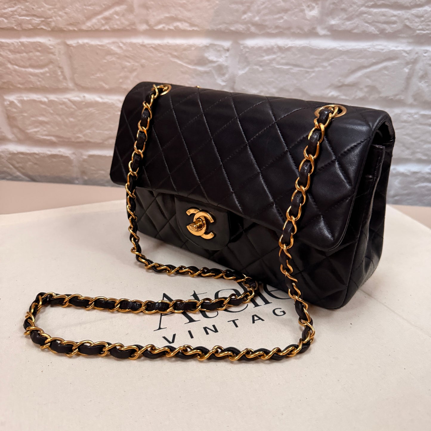 Chanel 1994 Black Classic Double Flap Small