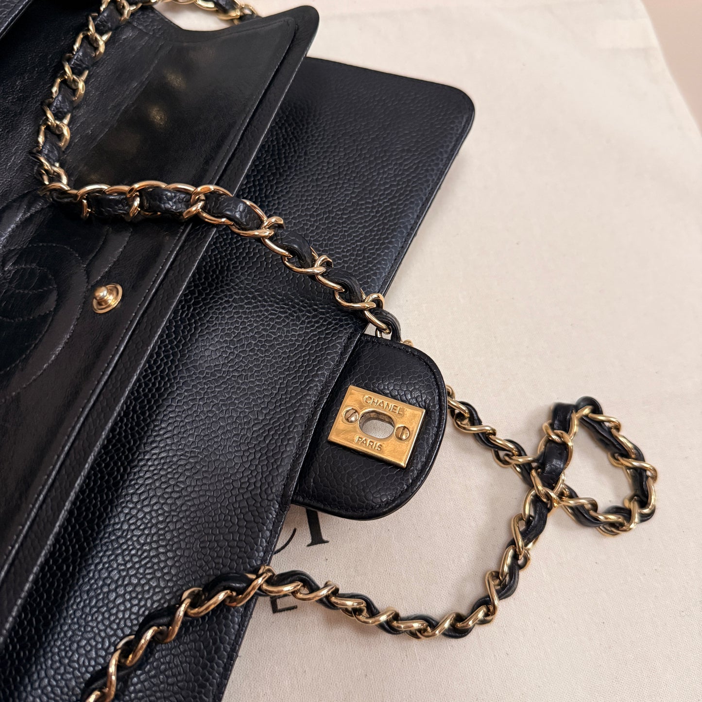 Chanel 2006 Rare Caviar Classic Double Flap Medium