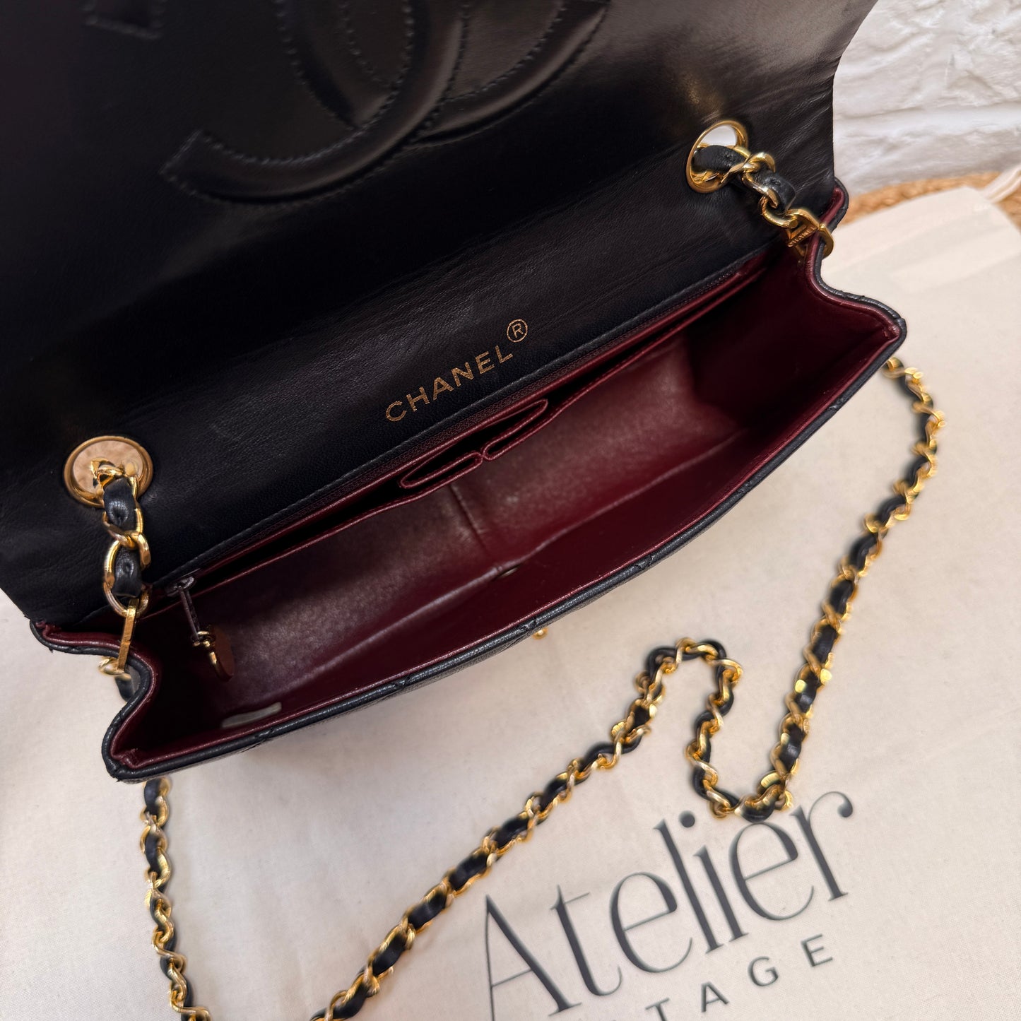 Chanel 1989 Classic Medium Rectangle Full Flap