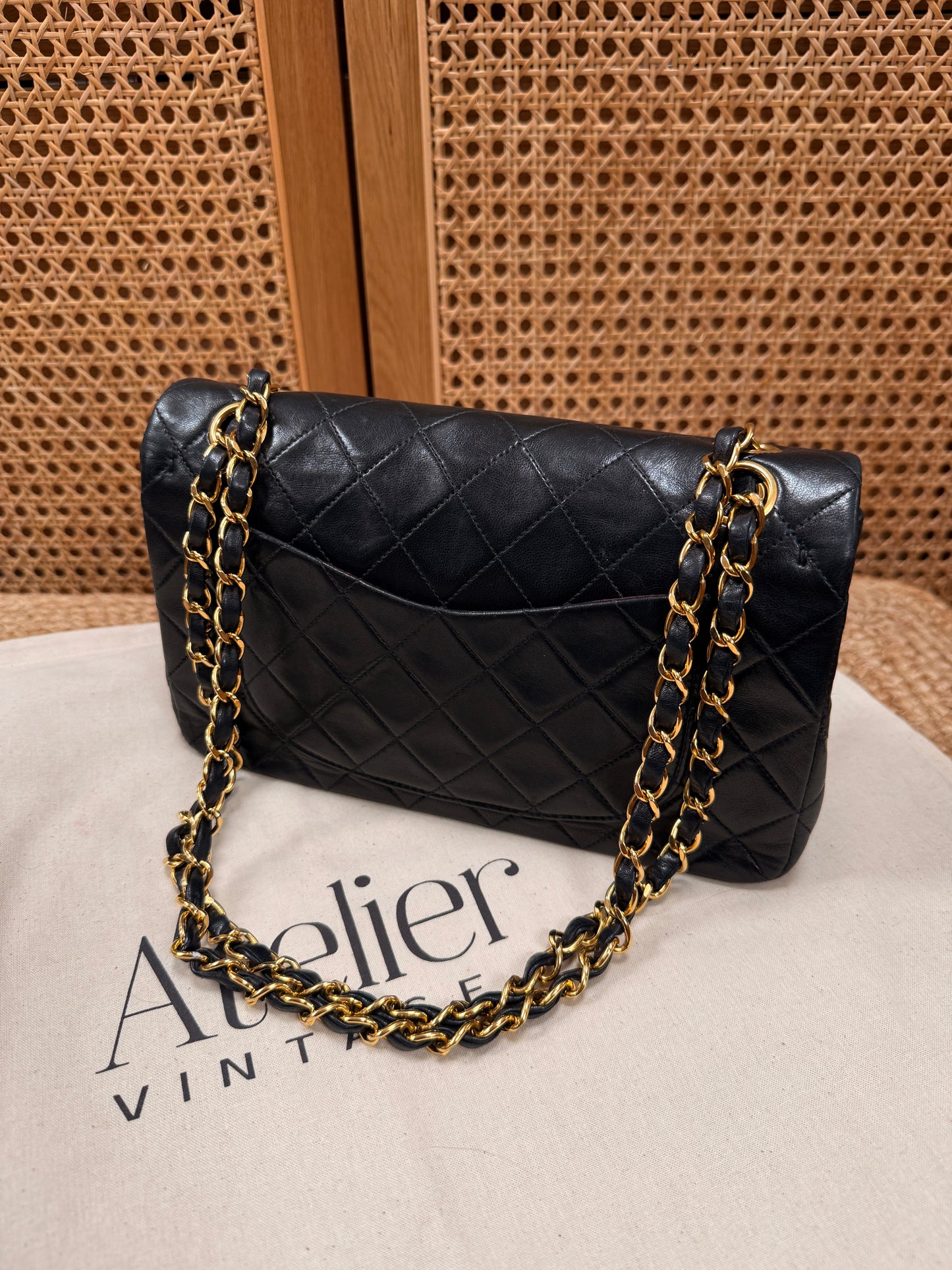 Chanel 1991 Black Classic Double Flap Small